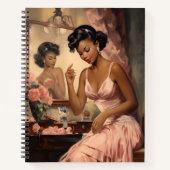 Carnet Nostalgique Vintage Melanated Woman (Devant)