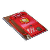 Carnet Nostalgique vintage Vieux Classique Rétro Téléphon (Côté Droit)