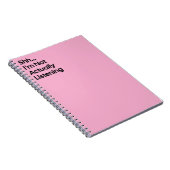 Carnet Not Listening Funny Notebook (Côté Droit)