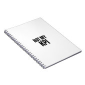 Carnet Not My KPI Sarcastic Corporate Slogan Notebook (Côté Droit)