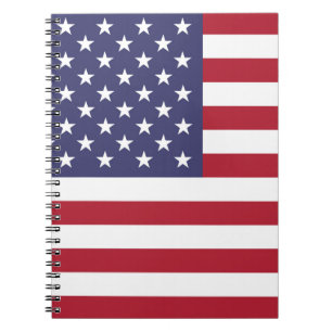 Carnet Notbook du drapeau américain