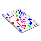 Carnet note arc-en-ciel (Côté Droit)