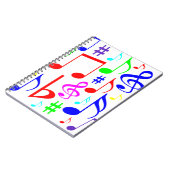 Carnet note arc-en-ciel (Côté gauche)