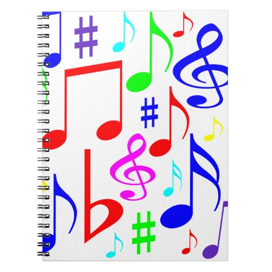 Carnet note arc-en-ciel (Devant)