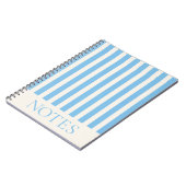 Carnet Note Bandes Bleues (Côté gauche)