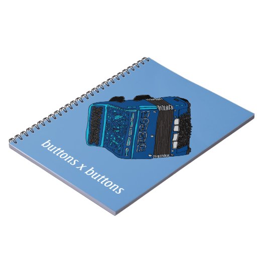 Carnet Note d'accordéon de bouton (Côté gauche)