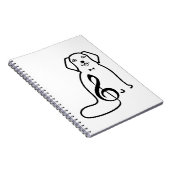 CARNET NOTE DE CHIEN ET DE MUSIQUE (Côté Droit)