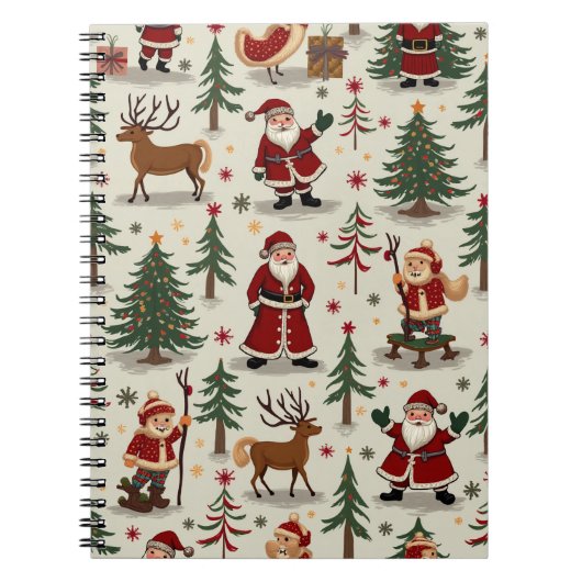 Carnet Note de Chrismas père Noël (Devant)