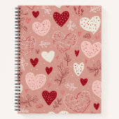 Carnet note de coeur (Devant)