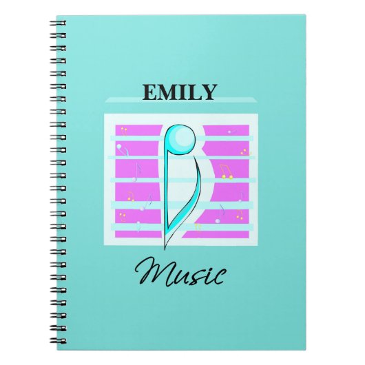 Carnet Note de félicitations, Performance musicale (Devant)