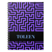 Carnet Note de Motif coloré personnalisée (Devant)
