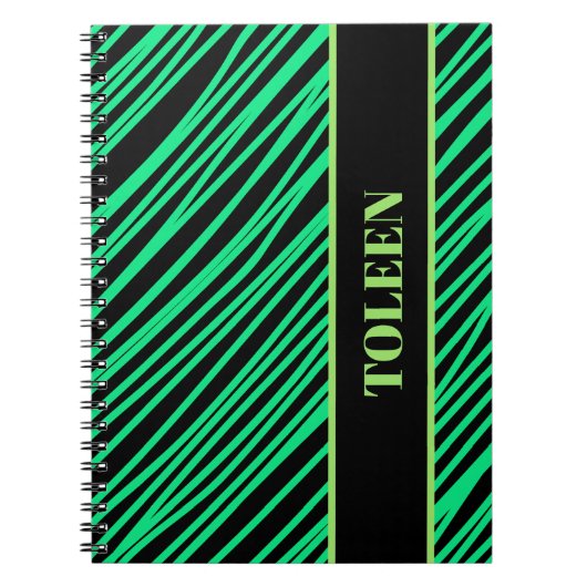 Carnet Note de Motif coloré personnalisée (Devant)
