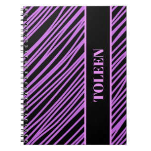 Carnet Note de Motif coloré personnalisée