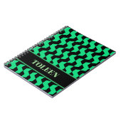 Carnet Note de Motif coloré personnalisée (Côté gauche)