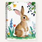 Carnet Note de printemps du lapin (Devant)