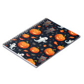 Carnet Note de printemps Halloween / citrouille (Côté gauche)