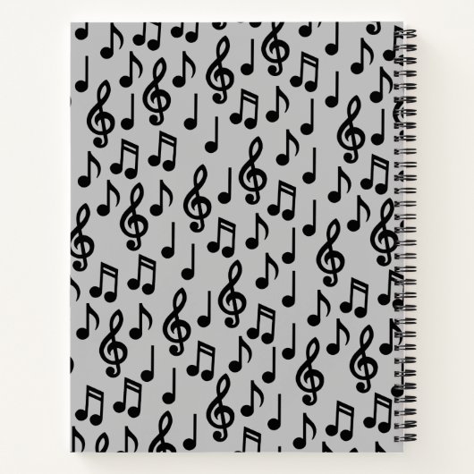 Carnet Note de professeur de musique (Dos)