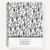 Carnet Note de professeur de musique (Devant)