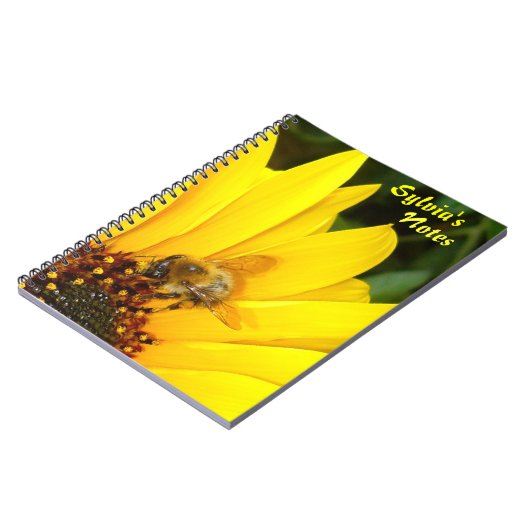 Carnet Note de Sunflower (Côté gauche)