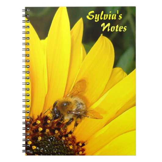 Carnet Note de Sunflower (Devant)