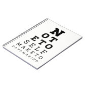 Carnet Note de test pour la vue pour rendre maintenant Ex (Côté gauche)