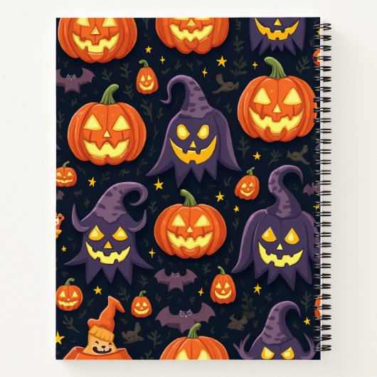 Carnet Note d'Halloween (Dos)