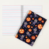 Carnet Note du Carré Motif Halloween (À l'intérieur)