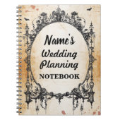 Carnet Note gothique de planification de mariage de (Devant)