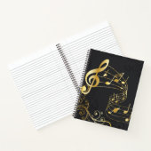 Carnet Note musicale Design Royal de luxe (Intérieur)