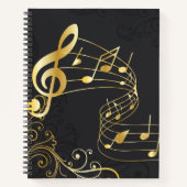 Carnet Note musicale Design Royal de luxe (Devant)
