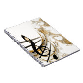 Carnet Note musicale élégante (Côté Droit)