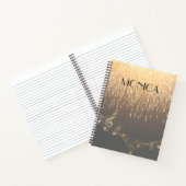 Carnet Note musicale Luxury Royal sparkle confetti (Intérieur)