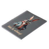 Carnet Note pad bunny's design élégant élégant (Côté gauche)