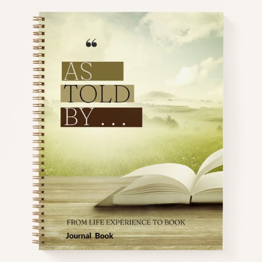 Carnet Note spirale (Devant)