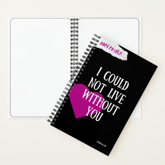 Carnet Note to Self by Rynski - Self-Love Pink (À l'intérieur)