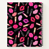 Carnet Noteb de maquillage personnalisé Artiste d'aquarel (Dos)