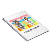 Carnet ♥ Noteb en spirale "d'ÉCLAT de GUÉRISSEURS" (Côté Droit)