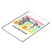 Carnet ♥ Noteb en spirale "d'ÉCLAT de GUÉRISSEURS" (Côté gauche)