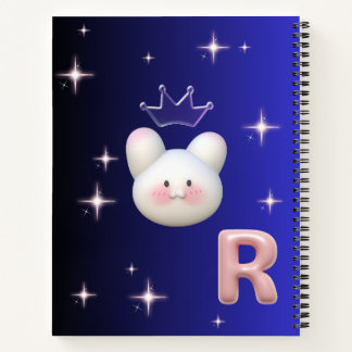 Carnet notebook 3D Soft Cute -Rabbit