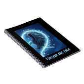 Carnet Notebook Bald Eagle Heart Love 2 (Côté Droit)