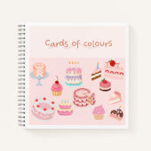 Carnet Notebook cake design (Devant)
