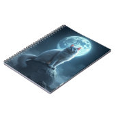 Carnet notebook cat and the moon (Côté gauche)