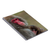 Carnet Notebook de singes macaques japonais (Côté Droit)