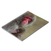 Carnet Notebook de singes macaques japonais (Côté gauche)