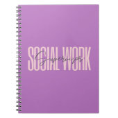 Carnet Notebook de travail social (Devant)
