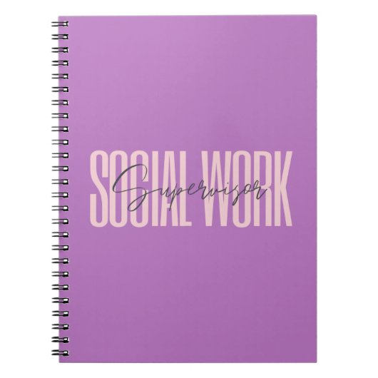 Carnet Notebook de travail social (Devant)