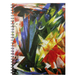 Carnet Notebook des oiseaux de Franz Marc