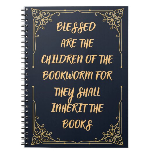 Carnet Notebook for Booklovers (Devant)