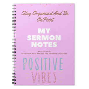 Carnet Notebook for sermon notes