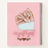 Carnet notebook i'm just a girl for christmas nails (Dos)